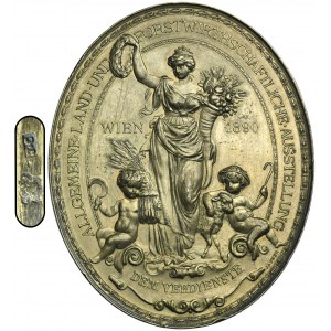 Austria, Silver Medal of Merit, General Exhibition of Earth and Forestry 1890