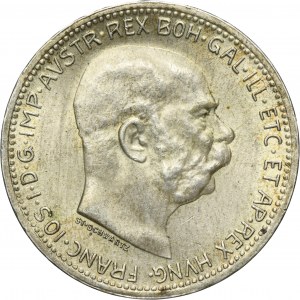 Austria, Franz Joseph I, 1 Corona Wien 1916