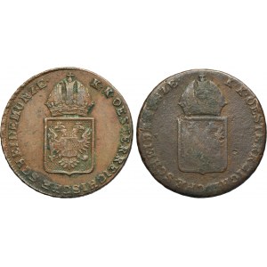 Lot, Austria, Franz II, 1 Kreuzer 1816 (2 pcs.)