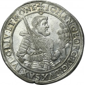 Germany, Electorate of Saxony, Johan Georg I, Thaler Dresden 1617
