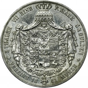 Germany, Kingdom of Prussia, Friedrich Wilhelm IV, 2 Thaler Berlin 1841 A