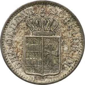 Nemecko, Oldenburské veľkovojvodstvo, Peter II, 1/2 Groschen Hanower 1858 B - ex. Dr. Max Blaschegg