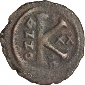 Byzantine Empire, Justinianus I, Half follis