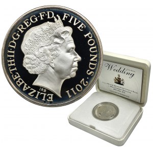 Royaume-Uni, Elizabeth II, £5 2011