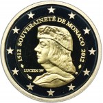Set, Monaco, 2 Euro 2012 - 500 years of sovereignty Lucien (3 pcs.)
