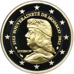 Set, Monaco, 2 Euro 2012 - 500 years of sovereignty Lucien (3 pcs.)