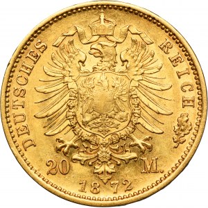 Germany, Kingdom of Prussia, Wilhelm I, 20 Mark Berlin 1872 A