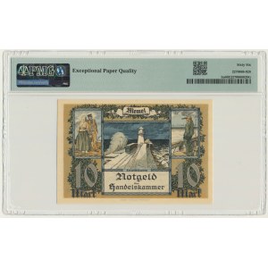 Memel (Klaipeda), 10 Mark 1922 - PMG 66 EPQ