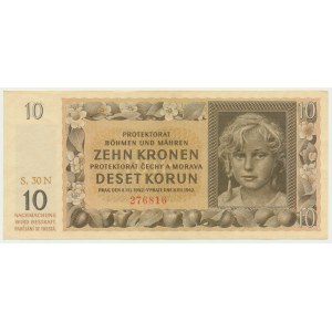 Bohemia & Moravia, 10 Korun 1942