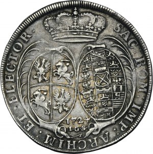 August II the Strong, Thaler Dresden 1724 IGS