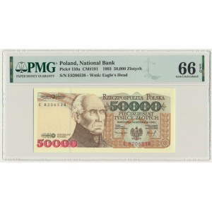 50.000 złotych 1993 - E - PMG 66 EPQ