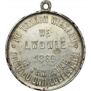 Medal 300th anniversary of the Union of Lublin 1869