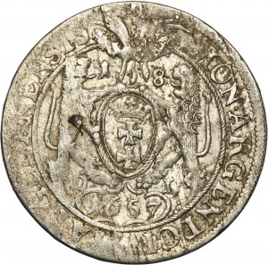 John II Casimir, 1/4 Thaler Danizg 1657 DL - VERY RARE, ex. Potocki