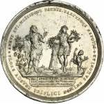 August II the Strong, Medal King's 50th birthday and birth of Prince Friedrich Augustus 1720 - VERY RARE, ex. Potocki