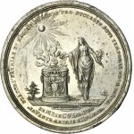 August II the Strong, Medal King's 50th birthday and birth of Prince Friedrich Augustus 1720 - VERY RARE, ex. Potocki