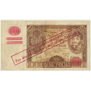 100 złotych 1932(9) - Ser.AP. - fałszywy przedruk okupacyjny -