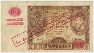 100 zloty 1932(9) - Ser.AP. - réimpression de la fausse occupation -