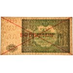 500 złotych 1946 - SPECIMEN - A 1234567/8900000 -