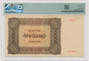 1.000 złotych 1945 - B - PMG 35