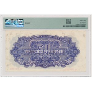 50 złotych 1944 ...owym - AC - PMG 63