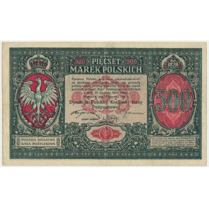 500 marek 1919 - Dyrekcja - ŁADNY