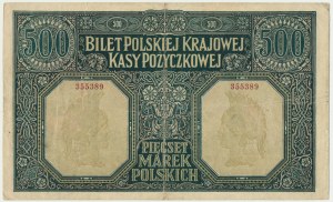 500 marek 1919 - Dyrekcja - ŁADNY