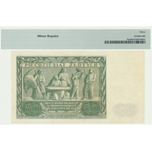 50 złotych 1936 - AH - ex. PMG 30 - BARDZO RZADKA SERIA