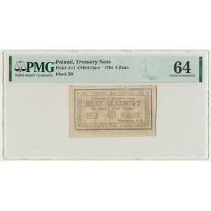 4 złote 1794 (2)(H) - PMG 64