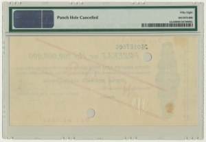 Envoi de fonds, 100 millions de marks 1923 - MODÈLE - No 0167606 - PMG 58 - GRANDE PERFORMANCE
