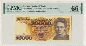 200.000 złotych 1989 - W - PMG 66 EPQ