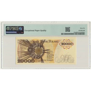20.000 złotych 1989 - W - PMG 66 EPQ