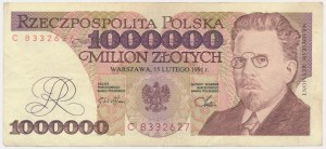 1 milion złotych 1991 - C - rzadka seria