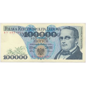 100.000 złotych 1990 - BY - RZADKA