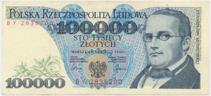 100.000 złotych 1990 - BY - RZADKA