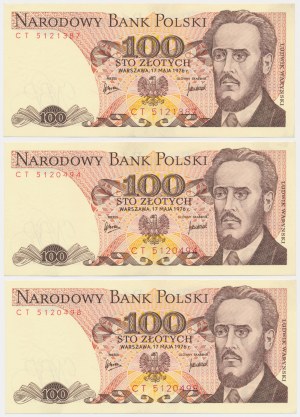 100 Gold 1976 - CT (3 pieces).