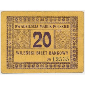 Wilno, Wileński Bilet Bankowy, 20 marek 1920