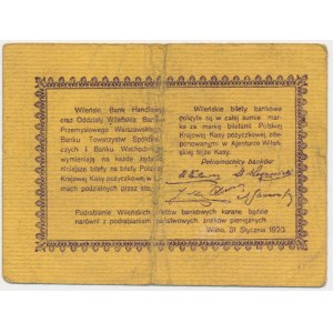 Wilno, Wileński Bilet Bankowy, 20 marek 1920