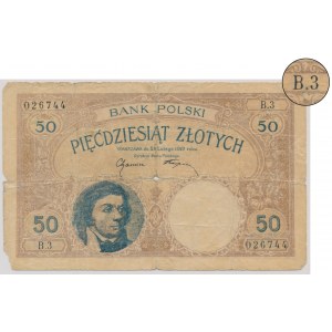 50 złotych 1919 - B.3 - FAŁSZERSTWO Z EPOKI