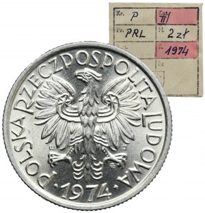 2 złote 1974 Jagody - ex. Kałkowski