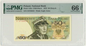 50 złotych 1975 - U - PMG 66 EPQ