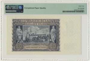 20 złotych 1940 - K - PMG 64 EPQ