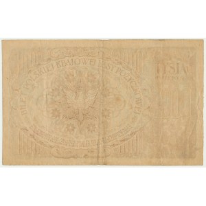 1.000 marek 1919 - Ser.C - FAŁSZERSTWO Z PRAWIDŁOWYM ZNAKIEM WODNYM
