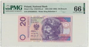 20 złotych 1994 - DN - PMG 66 EPQ
