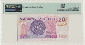 20 złotych 1994 - AJ - PMG 65 EPQ - rzadsza seria