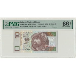10 złotych 1994 - AA - PMG 66 EPQ
