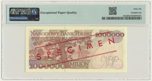 1 milion złotych 1993 - WZÓR - A 0000000 - No.0245 - PMG 66 EPQ - RZADKI