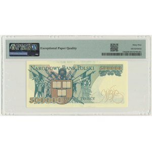 500.000 złotych 1990 - AA - PMG 65 EPQ - BARDZO RZADKA