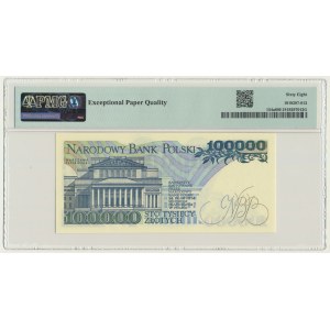 100.000 złotych 1990 - A - PMG 68 EPQ - pierwsza seria