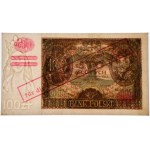 100 złotych 1934(9) z ORYGINALNYM przedrukiem - Ser.C.E. - PMG 58