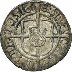Prusy Książęce, Albrecht Hohenzollern, Grosz Królewiec 1516 - BARDZO RZADKI